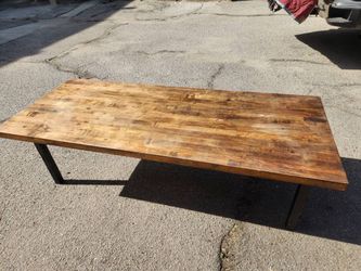 Butcher wood coffee table