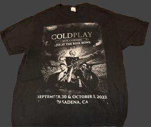 Cold Play Music of the Spheres T-shirt Size M