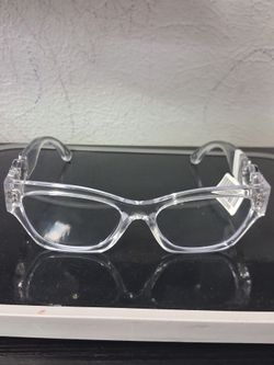 Versace VE3367U Women's Clear Plastic Full Rim Eyeglasses