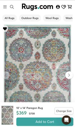 NEW 10' x 14' Paragon Area Rug