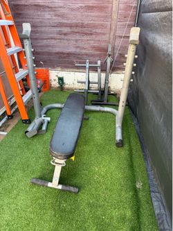 Bench press/squat rack