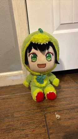 Inquisitor master merch, jade in dragon onesie