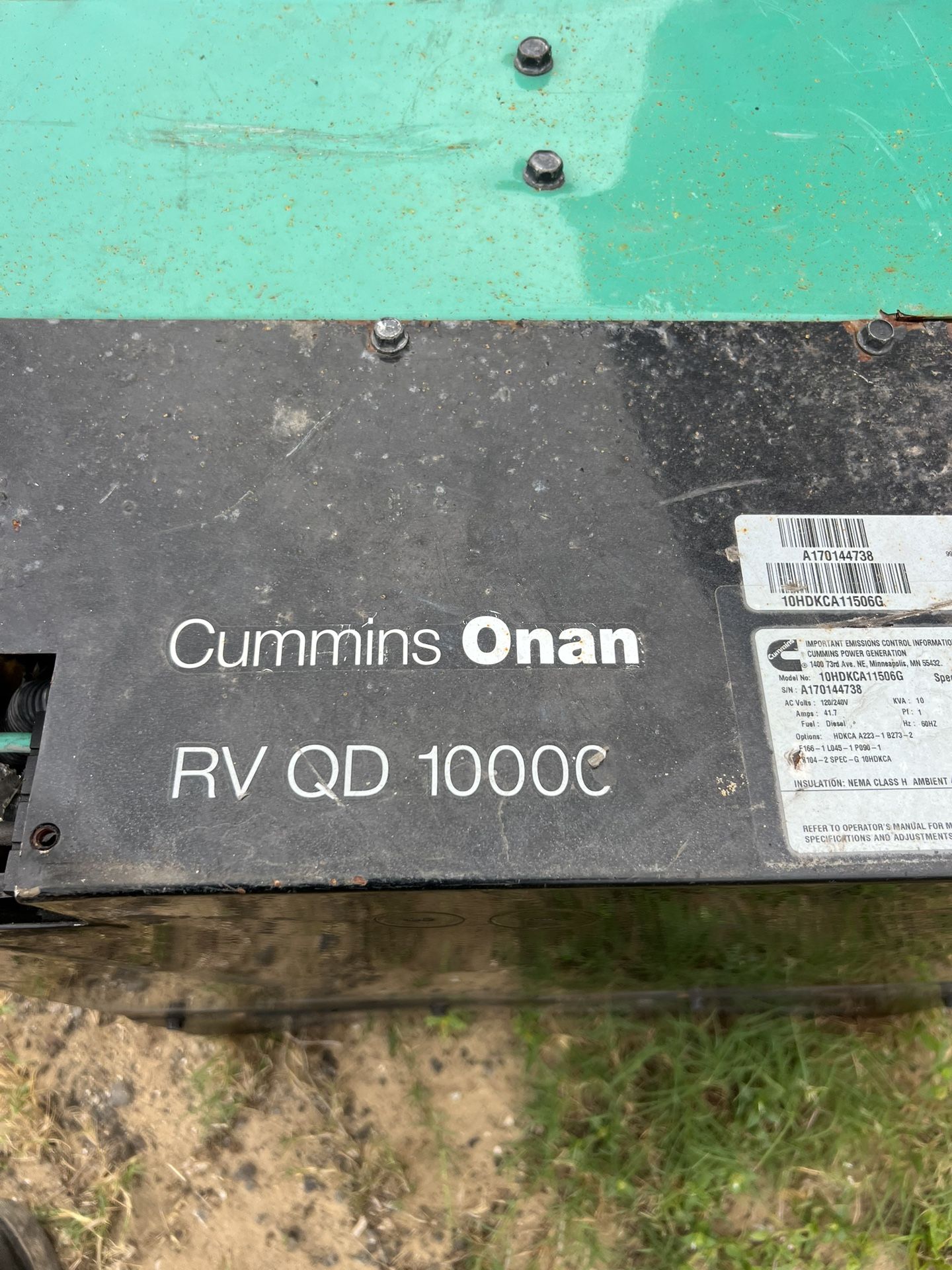 For sale A diesel generator 10K