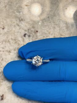 Moissanite Diamond Ring Gold