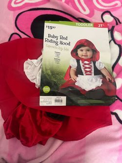 Girl costume little red riding hood 2t