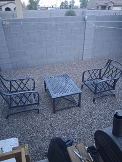 Outdoor Patio Chairs and Table