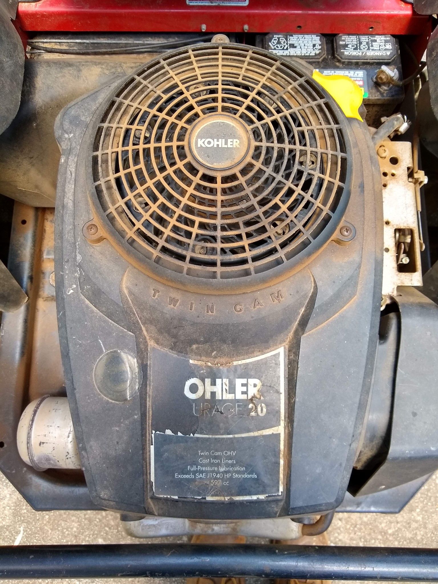 Troy Bilt Colt XP 42 Inch Kohler Courage Series 20 HP Zero Turn