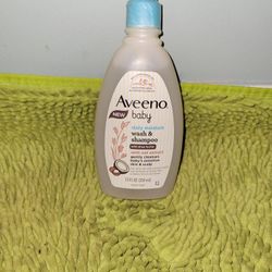 Aveeno Baby Daily Moisture Wash And Shampoo 12oz