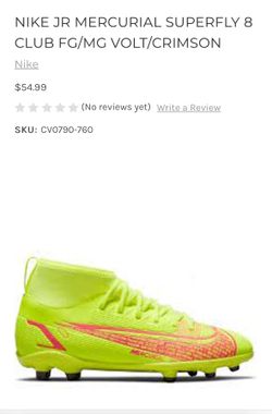 Nike Mercurial Superfly 8 Club FG Soccer Cleats Youth 2Y