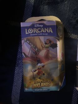 Disney Lorcana Into the Inklands Starter Deck Scrooge McDuck Moana 60 Cards