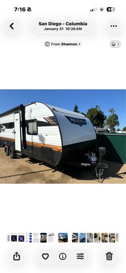2023 Travel Trailer for Sale or Rent Monthly