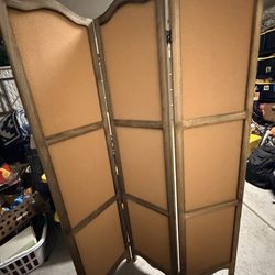 Room divider - cork board