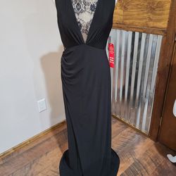 Women's Long Black Dress