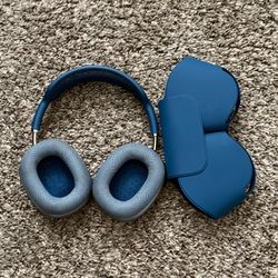 Apple AirPods Max (Blue) – Lightly Used, Original Box + Case Included