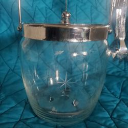 Vintage Ice Bucket W/tongs *STILL Available 