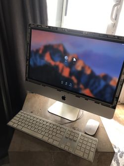 iMac 21.5 inch 3.06Ghz 8GB 500gb hard drive (missing front glas) Keyboard and mouse included