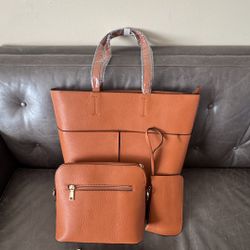 Warm Tone Tote Bag – Simple & Versatile Everyday Bag