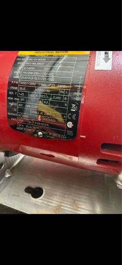 Baldor back up pump