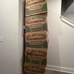 free moving boxes – various sizes (≈15)