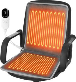 NEW Heated seat cushion with 9 heat levels & 3 timers