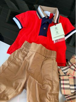 Burberry baby outfit with tags