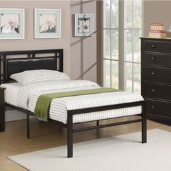 Twin Bed Frame With Mattress 