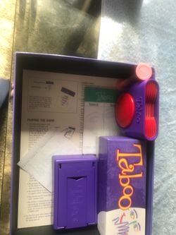 Taboo game for kids