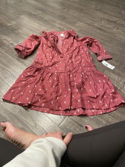 New Long Sleeve Carters Girls Dress