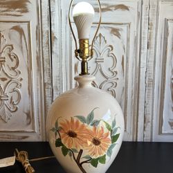 Hand Painted Sunflower 🌻 Lamp