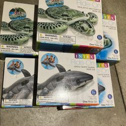 6 Intex Ride On Pool Toys 