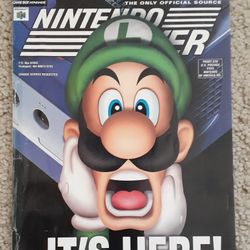 Nintendo Power Magazine Vol 150 Nov. 2001 Luigi's Mansion & Smash Bros With Poster