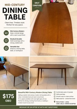 Dinning Room Table