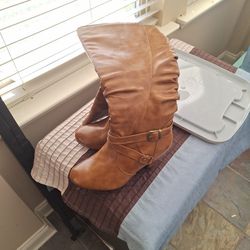 Brown Thigh Boots