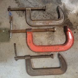 3 c clamps 2 , 7inch 1 ,8inch