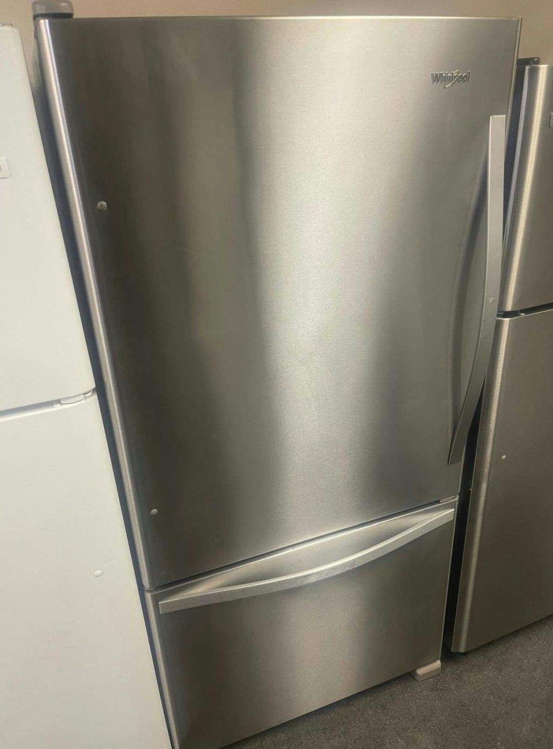 Whirlpool Bottom Freezer Stainless Steel Fridge