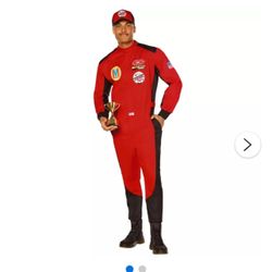 Kids Kids Race Car Halloween Costume Size -4-6