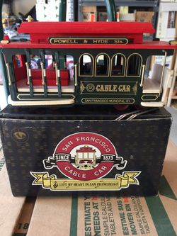 San Francisco Cable Car Music Box