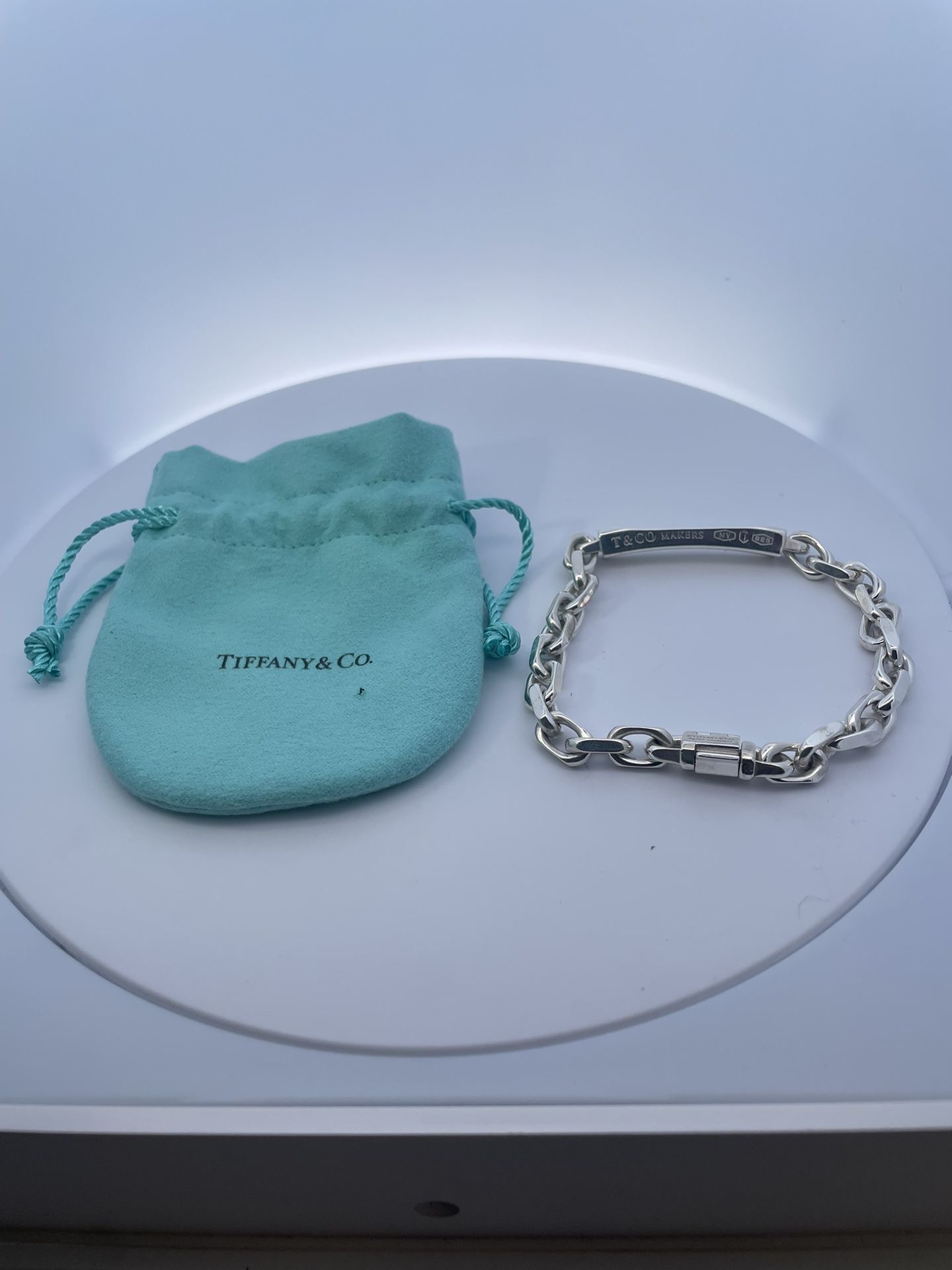Tiffany & Co. Silver Large 1837 ID Bracelet 