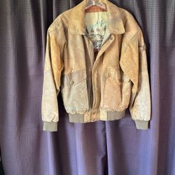 Women’s Expedition Brown Leather Bomber Jacket 
