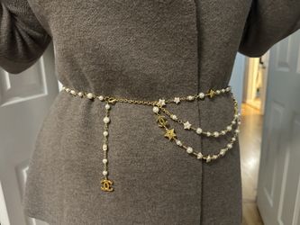 Authentic Chanel CC multi-strand chain/pearl belt Original Price $2,900