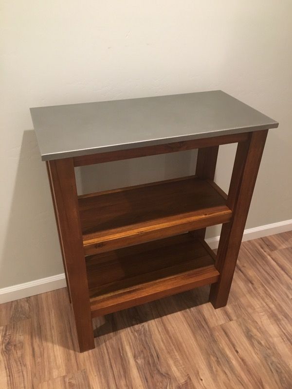 West Elm Rustic Kitchen Prep Counter