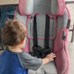Pink/Gray Car seat 