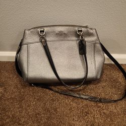 Coach Metalic Tote Bag