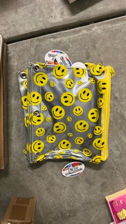 Pencil pouch - smiley face new (7)