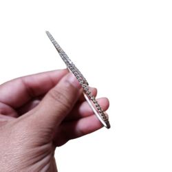 Silver Toned Bling Wrap Bracelet