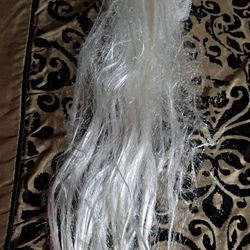 Halloween Accessories.. White Wig If Needed..