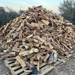 Dry Wood Mix Split And Ready To Burn