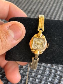 Real gold vintage watch