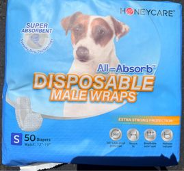 Male dog puppy disposable diaper