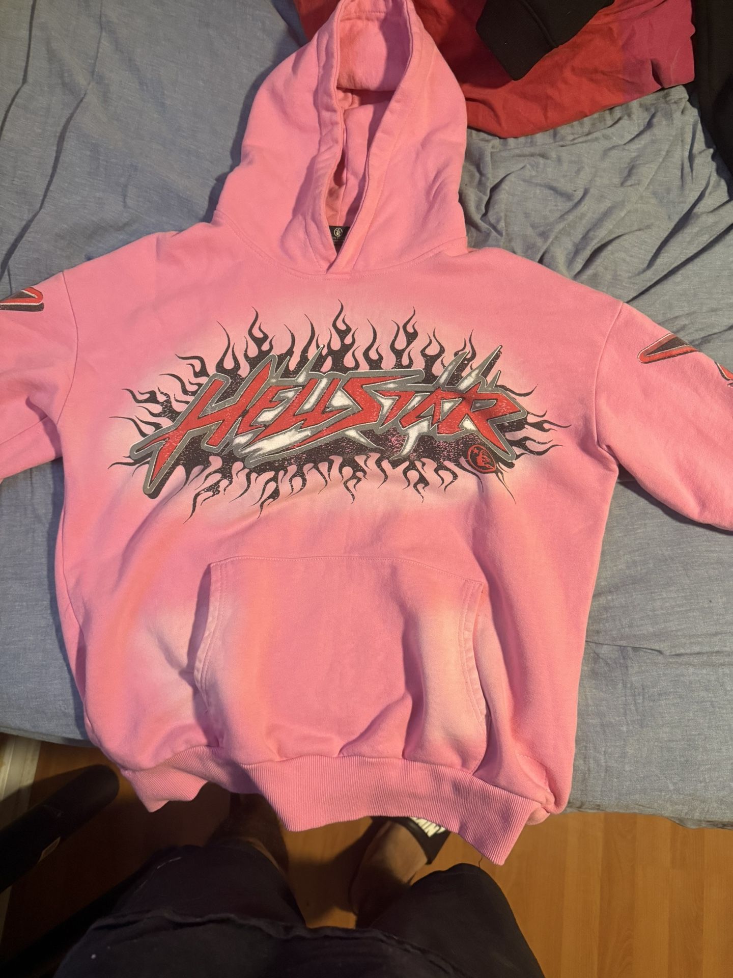 Pink Hellstar Hoodie Size M